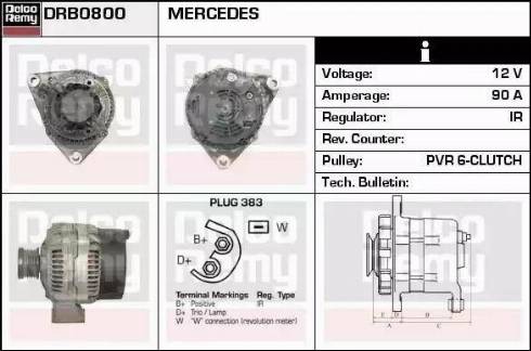 Remy DRB0800 - Alternateur cwaw.fr