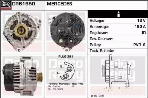 Remy DRB1650 - Alternateur cwaw.fr