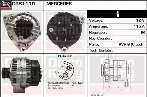 Remy DRB1110 - Alternateur cwaw.fr