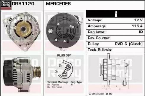 Remy DRB1120 - Alternateur cwaw.fr