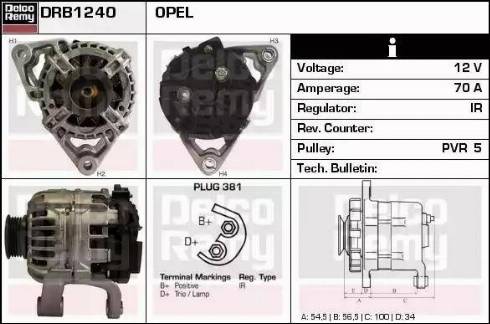 Remy DRB1240 - Alternateur cwaw.fr