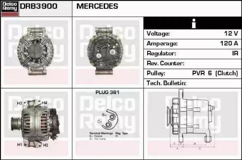 Remy DRB3900 - Alternateur cwaw.fr