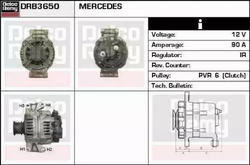 Remy DRB3650 - Alternateur cwaw.fr