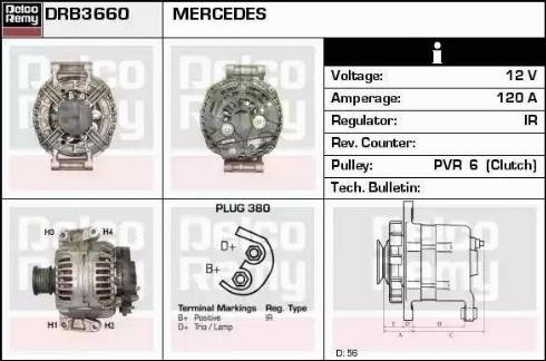 Remy DRB3660 - Alternateur cwaw.fr