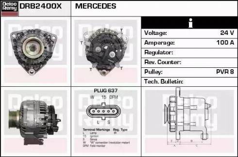 Remy DRB2400X - Alternateur cwaw.fr