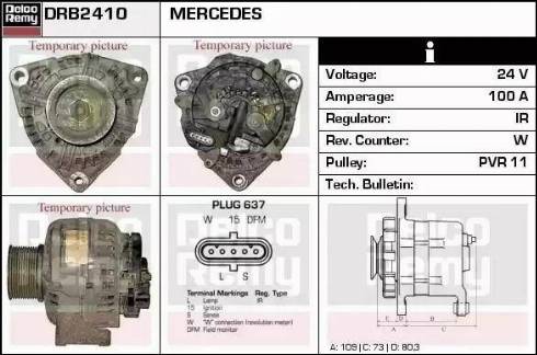 Remy DRB2410 - Alternateur cwaw.fr