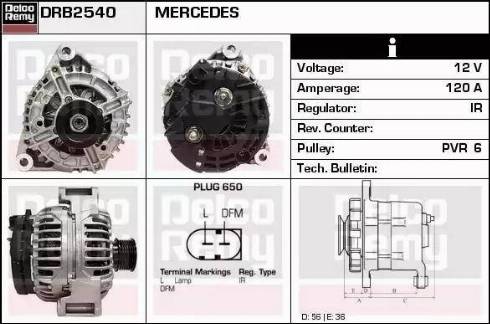 Remy DRB2540 - Alternateur cwaw.fr