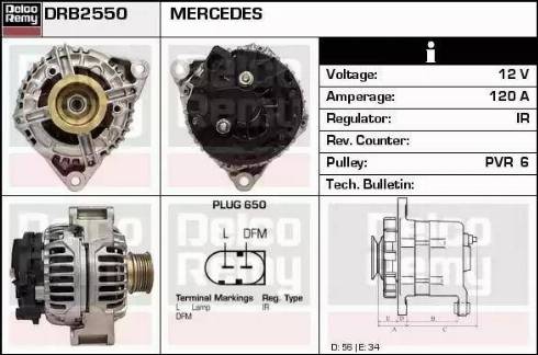 Remy DRB2550 - Alternateur cwaw.fr