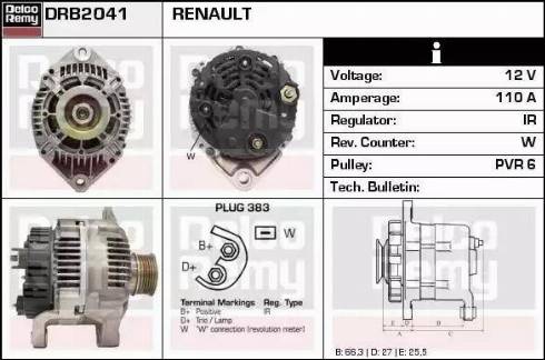 Remy DRB2041 - Alternateur cwaw.fr