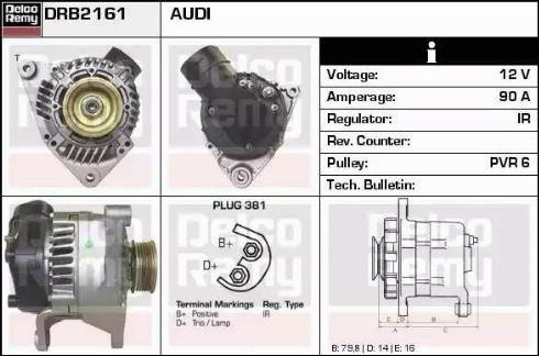 Remy DRB2161 - Alternateur cwaw.fr