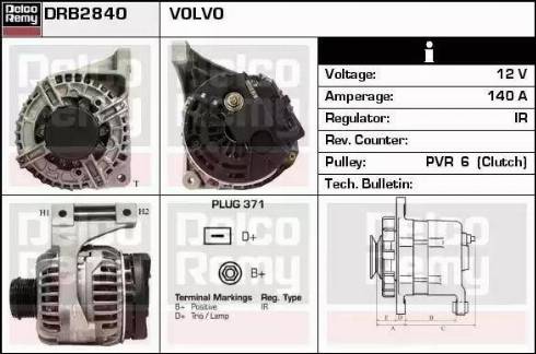 Remy DRB2840 - Alternateur cwaw.fr