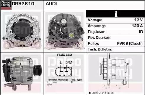 Remy DRB2810 - Alternateur cwaw.fr