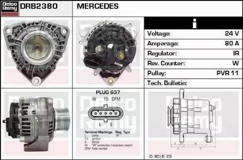 Remy DRB2380 - Alternateur cwaw.fr