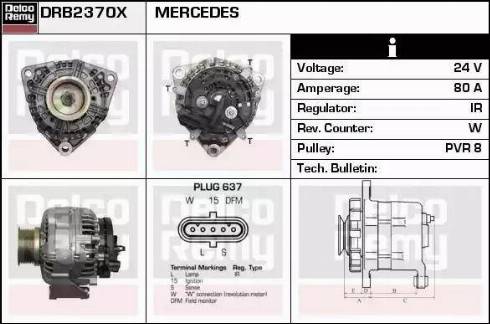 Remy DRB2370X - Alternateur cwaw.fr