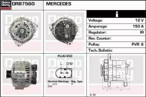 Remy DRB7560 - Alternateur cwaw.fr