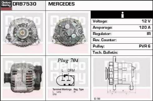 Remy DRB7530 - Alternateur cwaw.fr