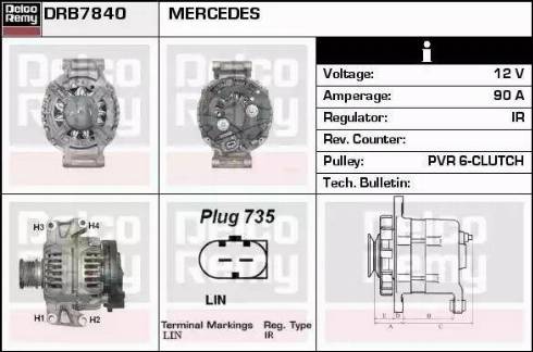 Remy DRB7840 - Alternateur cwaw.fr