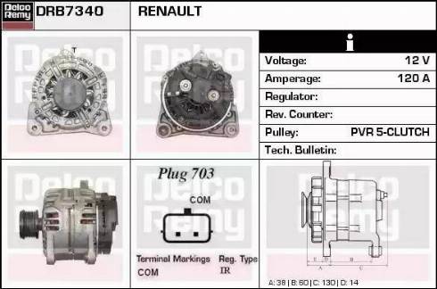 Remy DRB7340 - Alternateur cwaw.fr