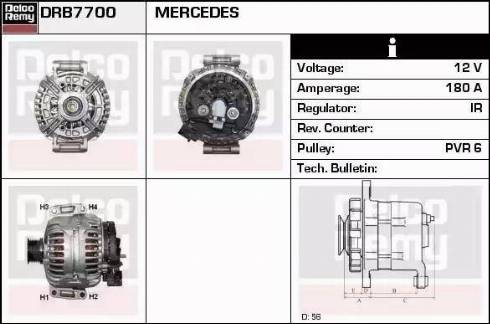 Remy DRB7700 - Alternateur cwaw.fr