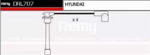 Remy DRL707 - Kit de câbles d'allumage cwaw.fr