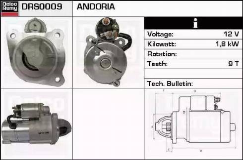Remy DRS0009 - Démarreur cwaw.fr