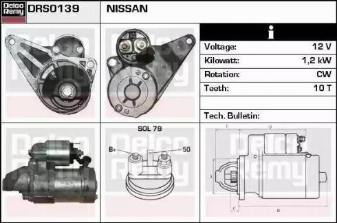 Remy DRS0139 - Démarreur cwaw.fr