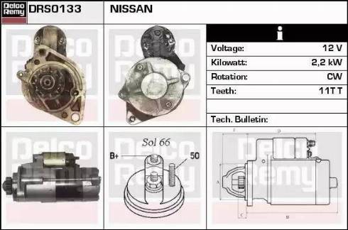 Remy DRS0133 - Démarreur cwaw.fr