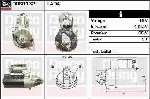 Remy DRS0132 - Démarreur cwaw.fr