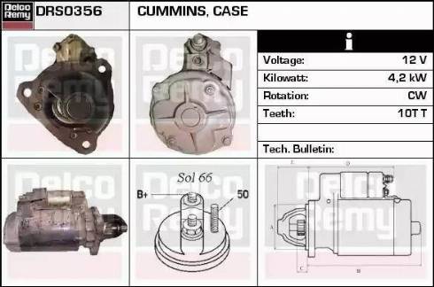 Remy DRS0356 - Démarreur cwaw.fr