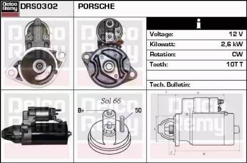 Remy DRS0302 - Démarreur cwaw.fr
