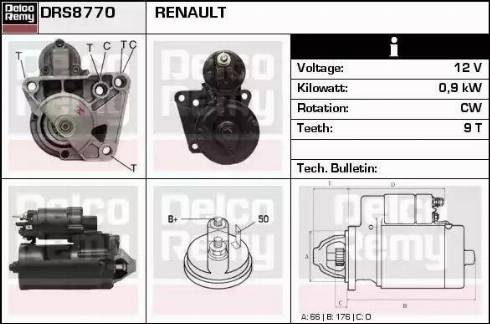 Remy DRS8770 - Démarreur cwaw.fr