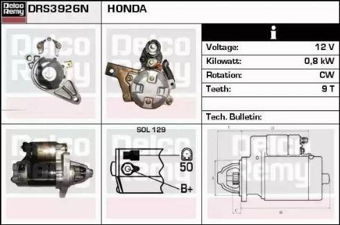 Remy DRS3926N - Démarreur cwaw.fr