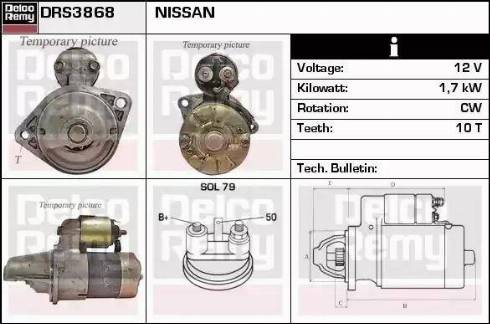 Remy DRS3868 - Démarreur cwaw.fr