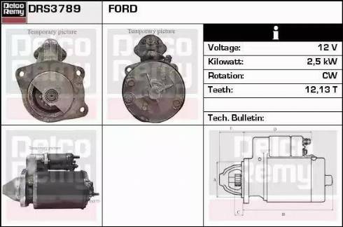 Remy DRS3789 - Démarreur cwaw.fr