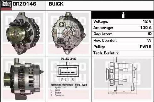 Remy DRZ0146 - Alternateur cwaw.fr