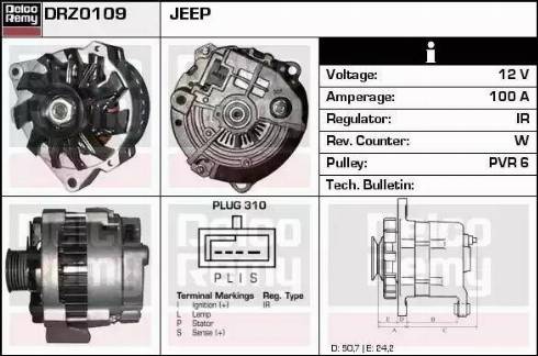 Remy DRZ0109 - Alternateur cwaw.fr
