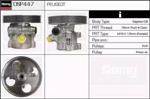 Remy DSP447 - Pompe hydraulique, direction cwaw.fr