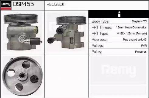 Remy DSP455 - Pompe hydraulique, direction cwaw.fr