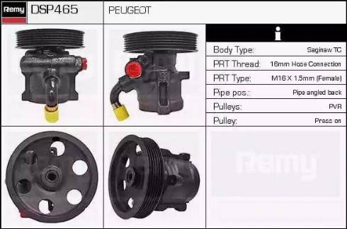 Remy DSP465 - Pompe hydraulique, direction cwaw.fr