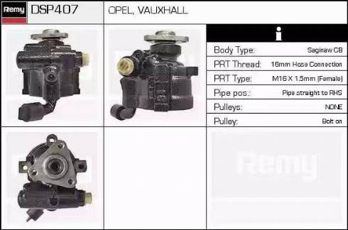 Remy DSP407 - Pompe hydraulique, direction cwaw.fr