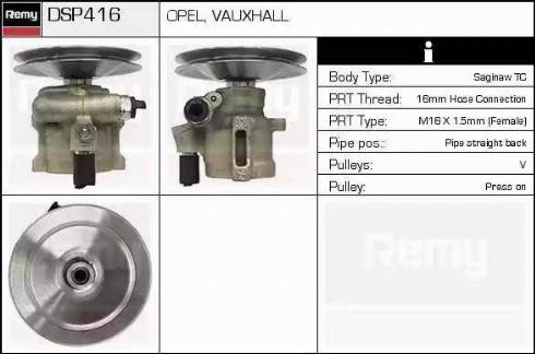 Remy DSP416 - Pompe hydraulique, direction cwaw.fr