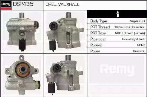 Remy DSP435 - Pompe hydraulique, direction cwaw.fr