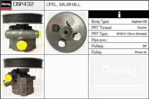 Remy DSP432 - Pompe hydraulique, direction cwaw.fr