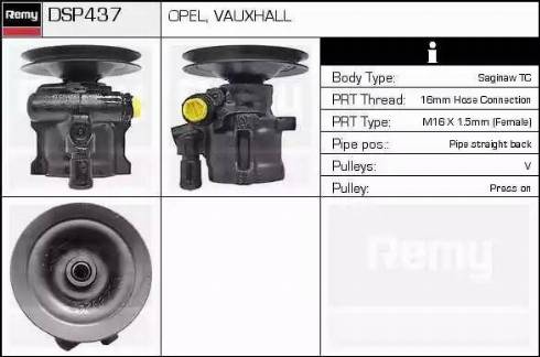 Remy DSP437 - Pompe hydraulique, direction cwaw.fr