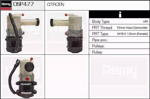 Remy DSP477 - Pompe hydraulique, direction cwaw.fr