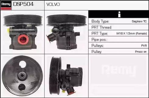 Remy DSP504 - Pompe hydraulique, direction cwaw.fr