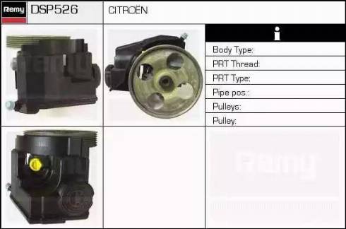 Remy DSP526 - Pompe hydraulique, direction cwaw.fr