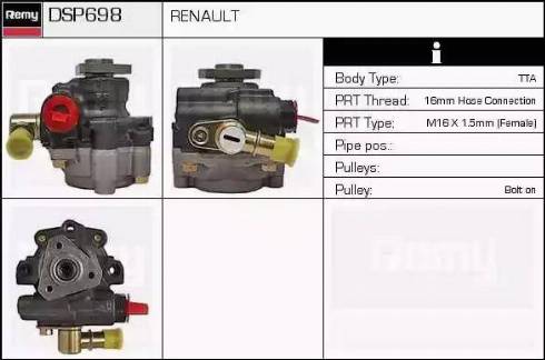 Remy DSP698 - Pompe hydraulique, direction cwaw.fr