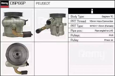 Remy DSP66P - Pompe hydraulique, direction cwaw.fr