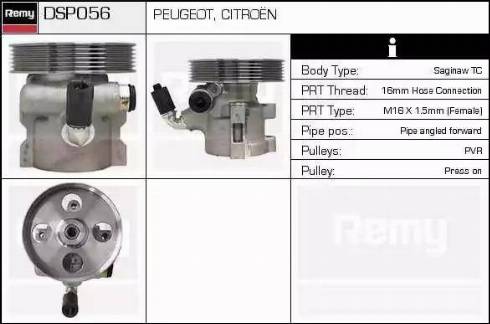 Remy DSP056 - Pompe hydraulique, direction cwaw.fr